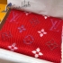 LOUIS VUITTON Wool Silk Logomania Scarf Lvs44468